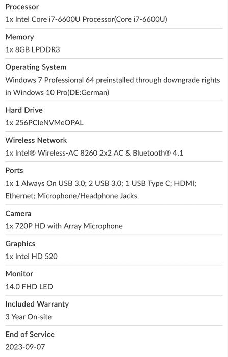 Laptop Lenovo X1 Carbon Gen 5, i7-6600U, 8GB, SSD 256 - STARE BUNA