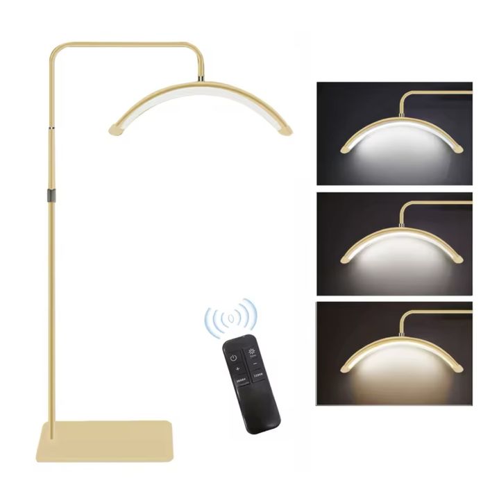 Професионална LED Лампа Полумесец с Метална Стойка