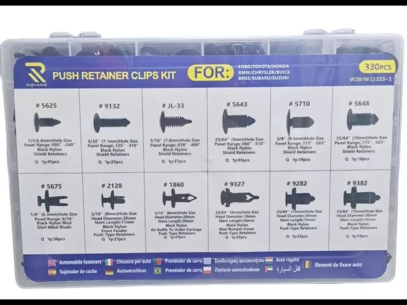 Крепежни елементи щипки за кола, Toyota Honda Ford BMW Mercedes-Benz