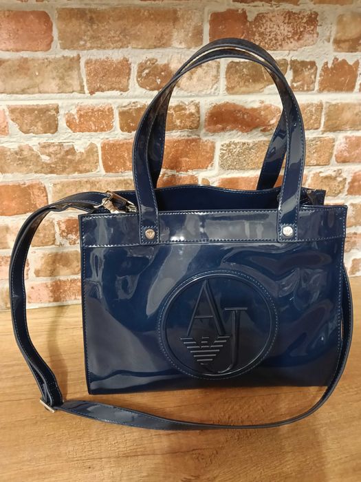 Дамска чанта Армани тъмно синя