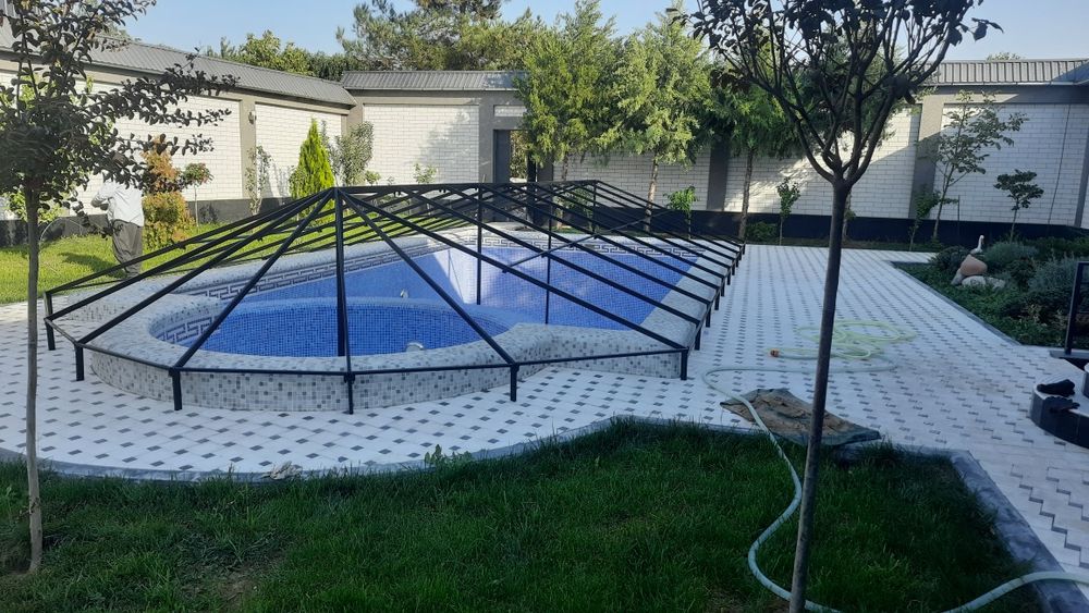 baner ва баннер установка  бассейн