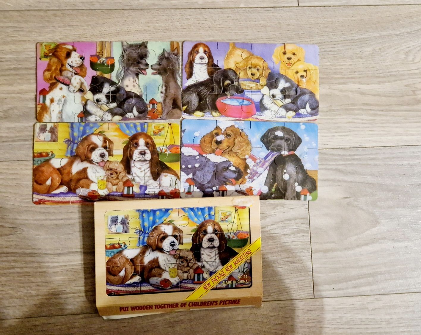 Lot puzzle 2-3 ani