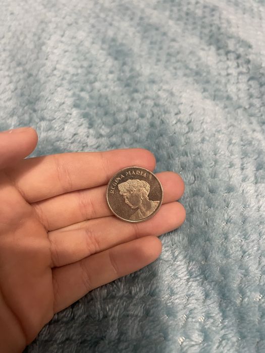 Moneda foarte valoroasa cu REGINA MARIA