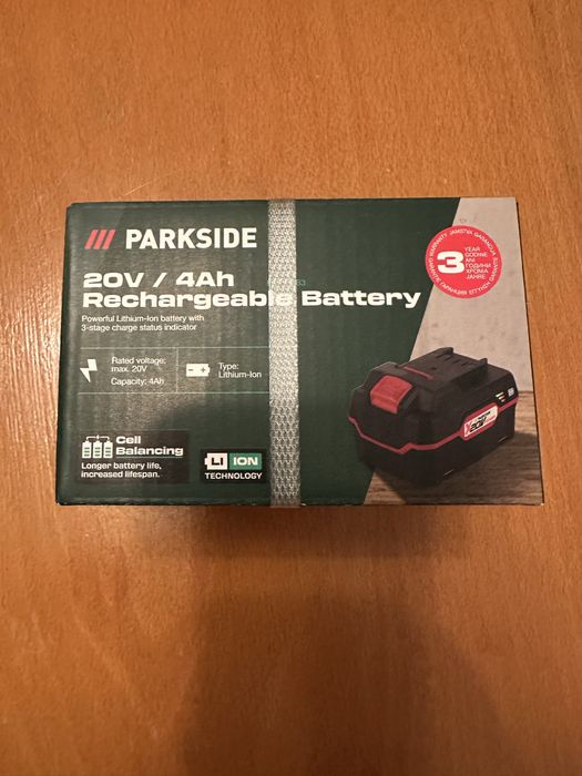 Acumulator Parkside 4 ah si incarcator