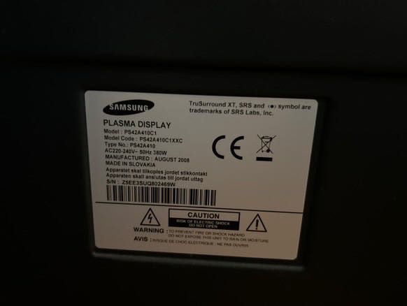 Плазмен телевизор SAMSUNG 42