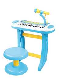 Детско пиано със столче и микрофон