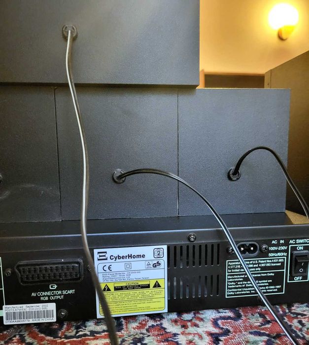 Sistem Cyber Home 5.1 Dolby Digital, DVD, CD, TV, MP3, DTS