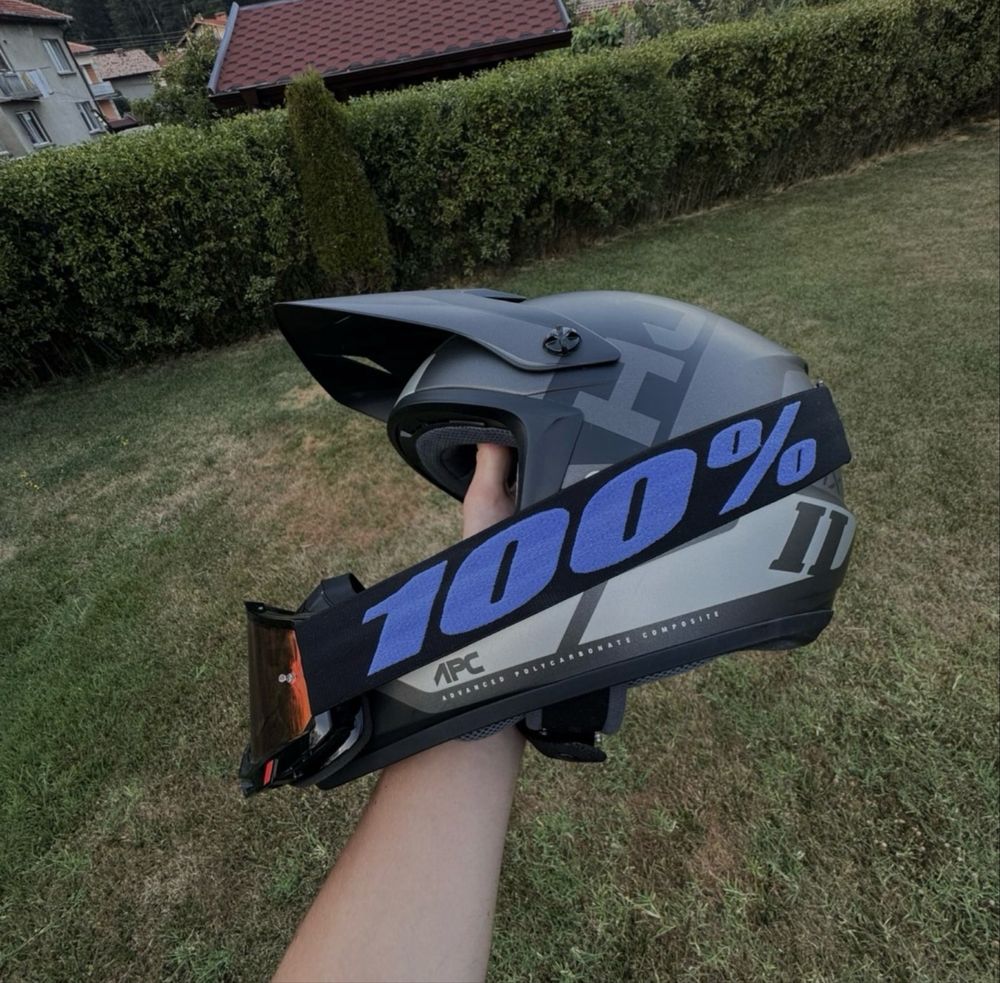 Мотокрос каска HJC