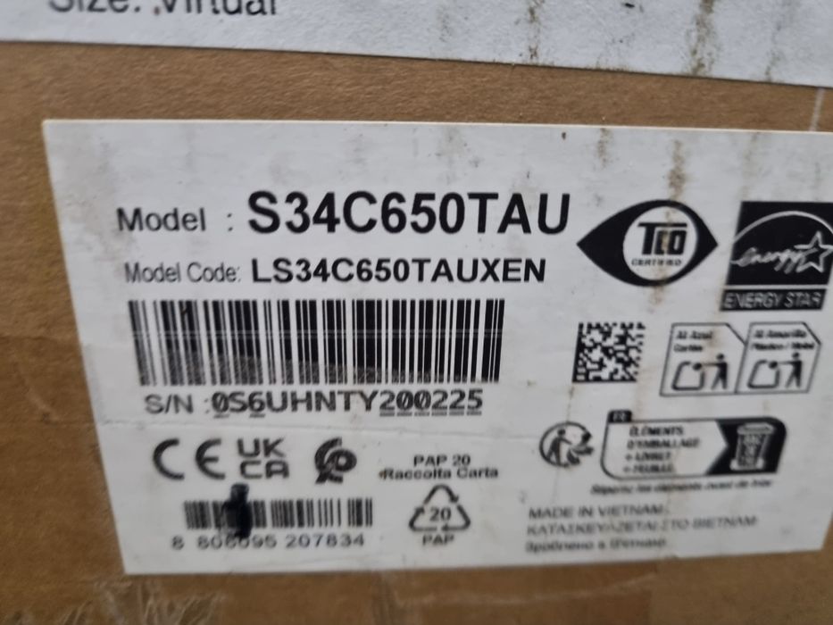 Геймърски монитор 34 инча Samsung ViewFinity S6