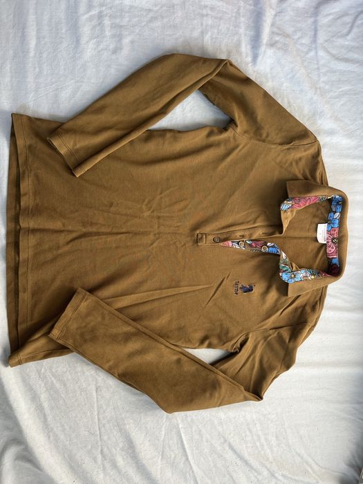 Блуза с якичка USPA с дълъг ръкав