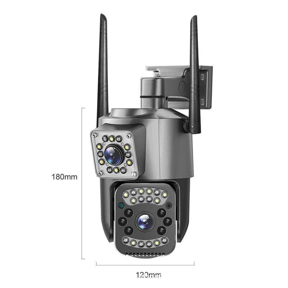 V380 PRO, Wi-FI orqali iishlaydi. 6MP Tashqi smart videokamera