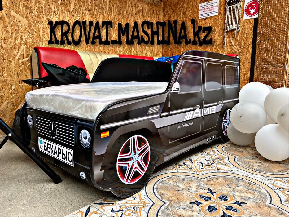 Акция!!! Детская кровать машина + матрас, доставка по всему Казахстану