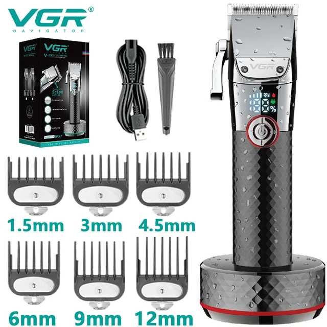 Професионална Машинка за подстригване и самобръсначка VGR Voyager,
