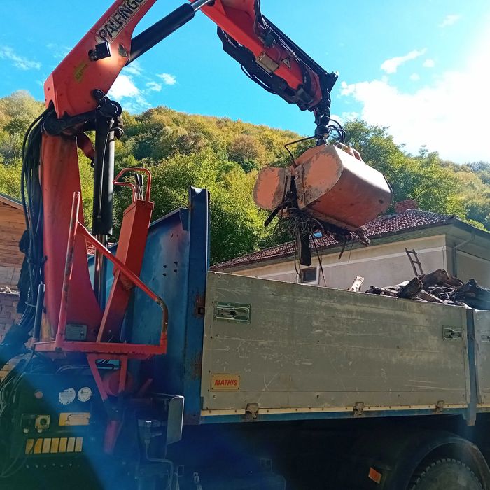 Услуги с автокран и самосвал