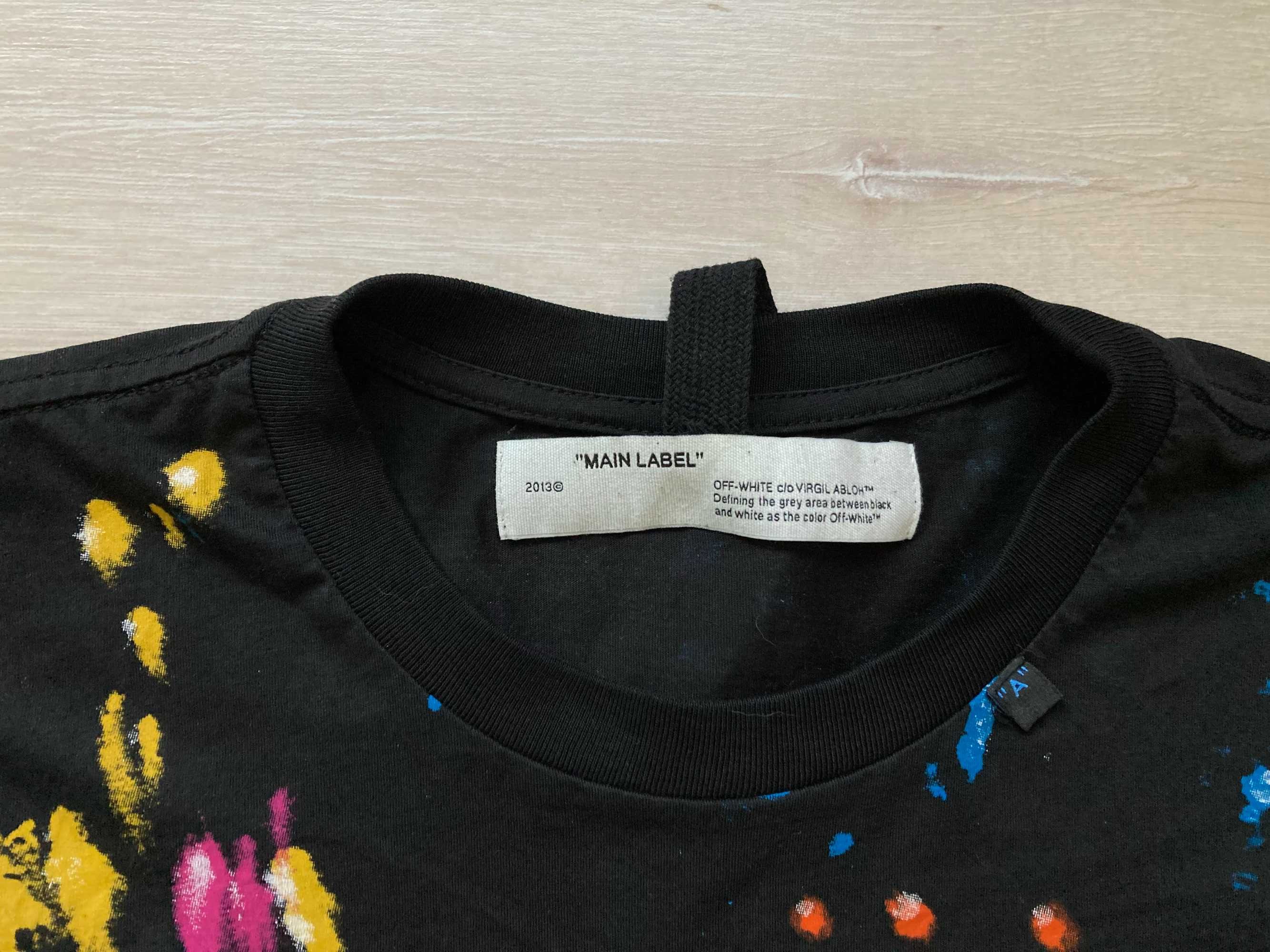 OFF WHITE Temperature Virgil Abloh мъжка тениска размер XL / XXL