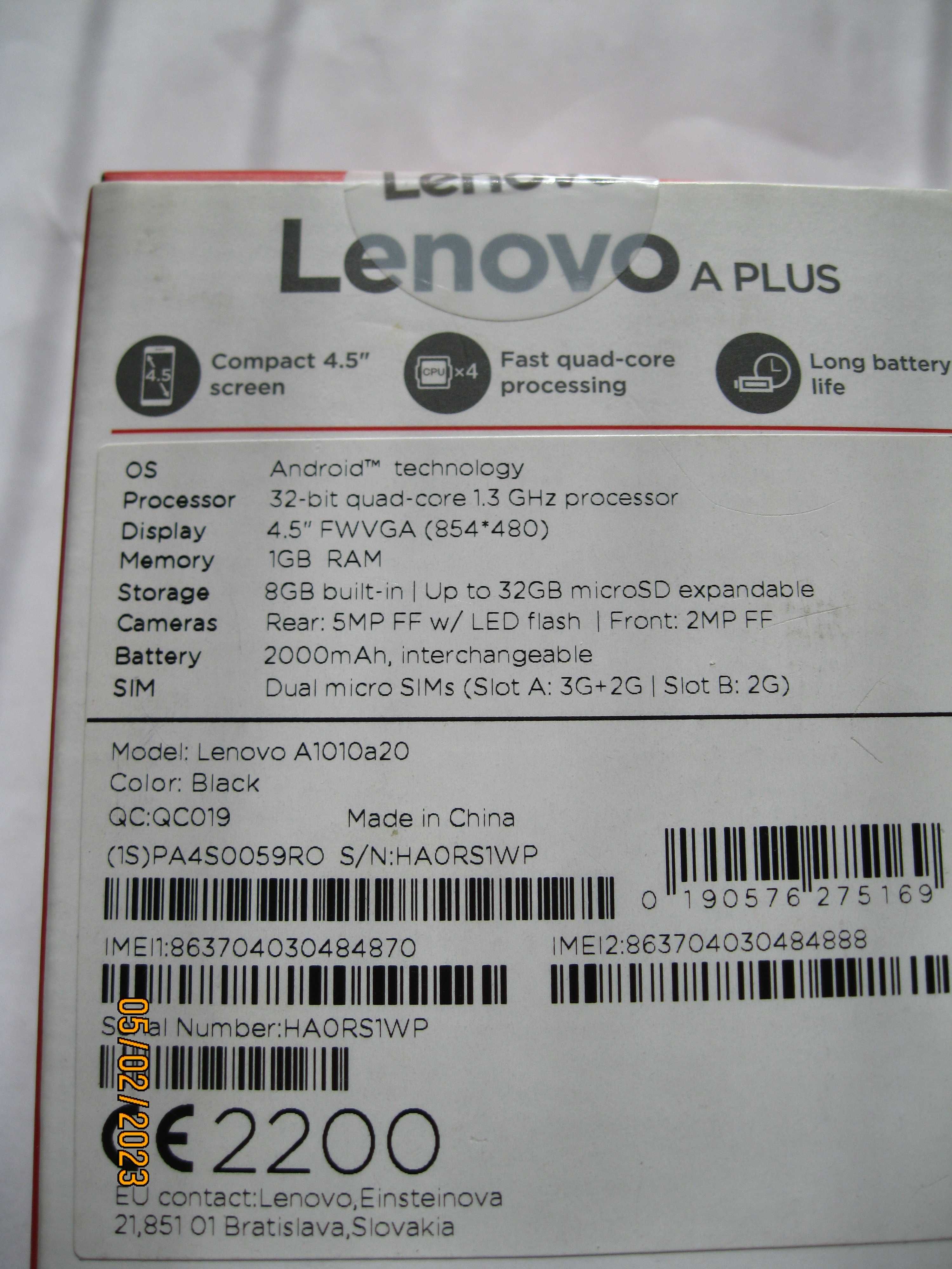 Gsm-Lenovo A-1010