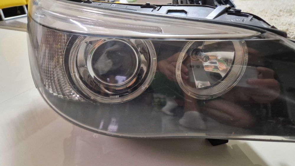 BMW E60 set COMPLET faruri Bi-Xenon NFL Hella far
