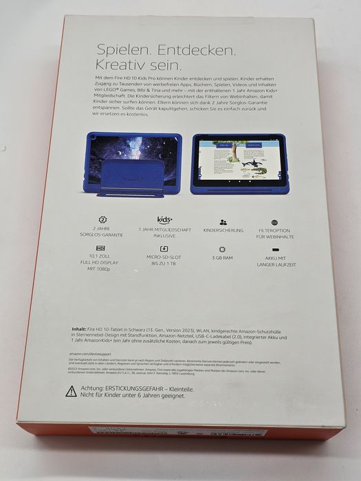 Tableta Amazon Fire HD 10 Kids Pro 10.1 inch 32GB 3GB Albastru