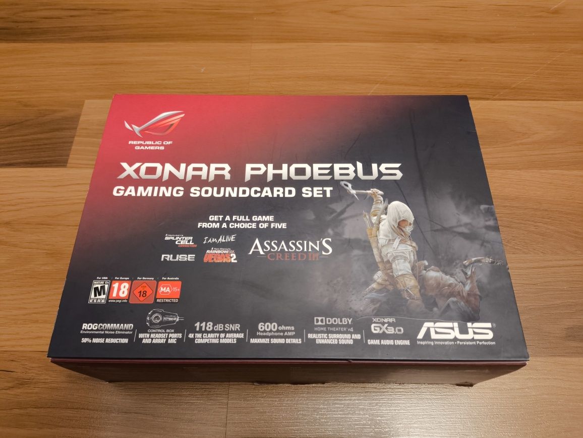 Звуковая карта Asus ROG xonar phoebus