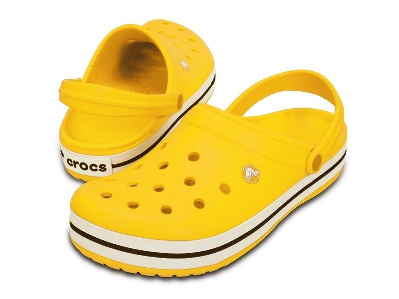 Желтые сабо CROCS Bayaband Clog