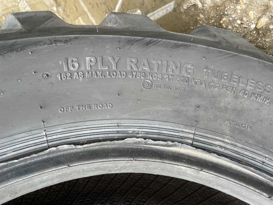 15.5/80-24 anvelope industriale noi marca OZKA pentru buldo