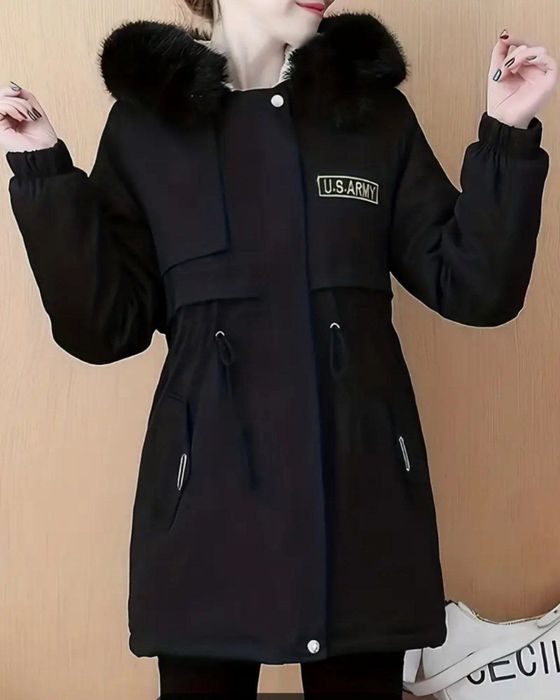 Зимняя стильная куртка для девушек