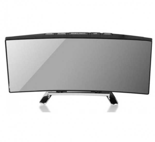 Настолен LED часовник , огледален, календар, термометър, -10°C до 50°C