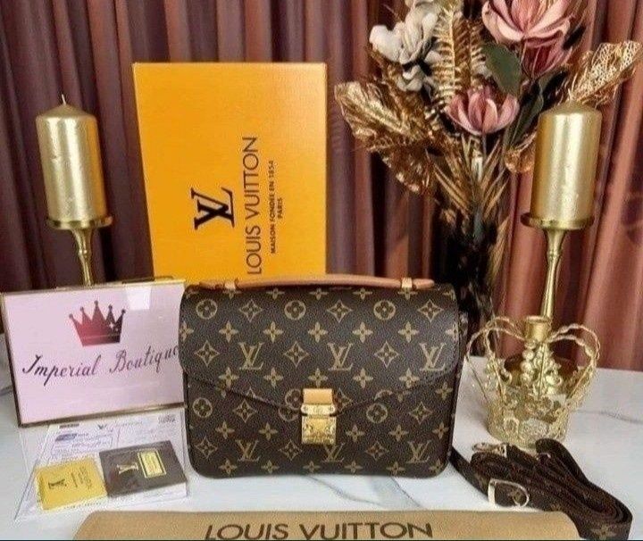 Set LV Pochette Metis(3 articole),geanta +esarfa +portofel,saculet, et