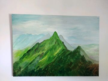 маслена живопис планина 60×80см, платно