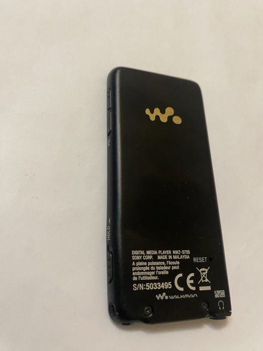 Player sony nwz-s755 16 Gb,black,baterie buna