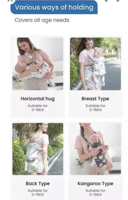 Marsupiu/sistem de purtare  pentru nou născuți