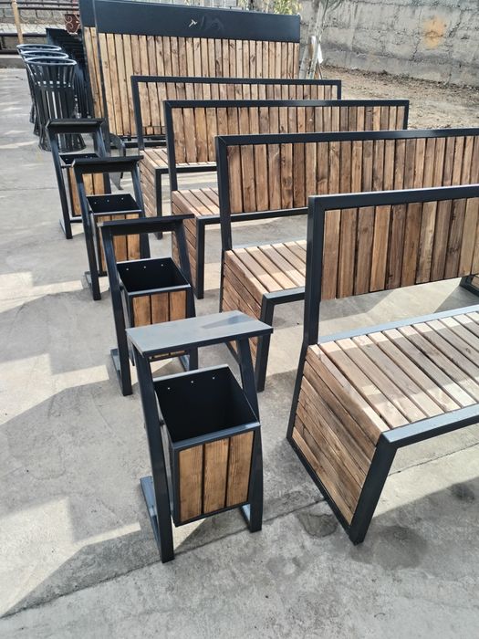 Скамеика урна лавка биседка