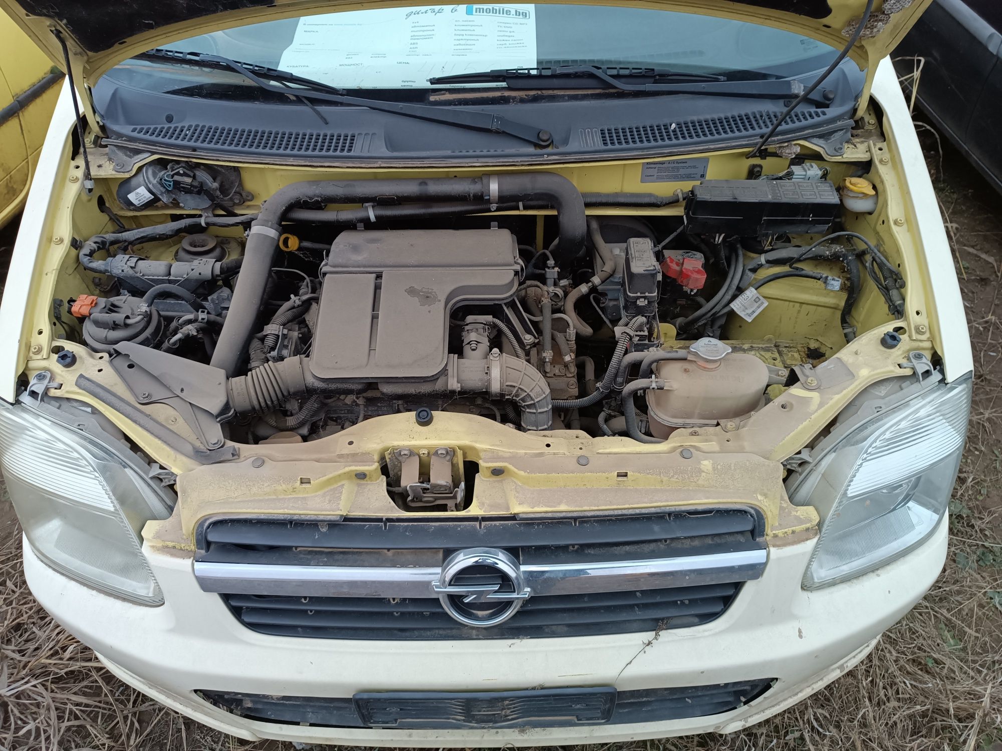 Opel Agile 1.2 дизел на Части