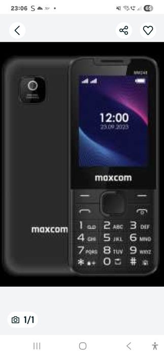 Văd telefon MAXCOM,nou nouț!
