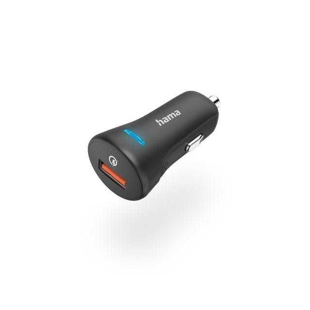 Зарядно за кола Hama Qualcomm Quick Charge 3.0, USB-A, 19,5 W, -201633