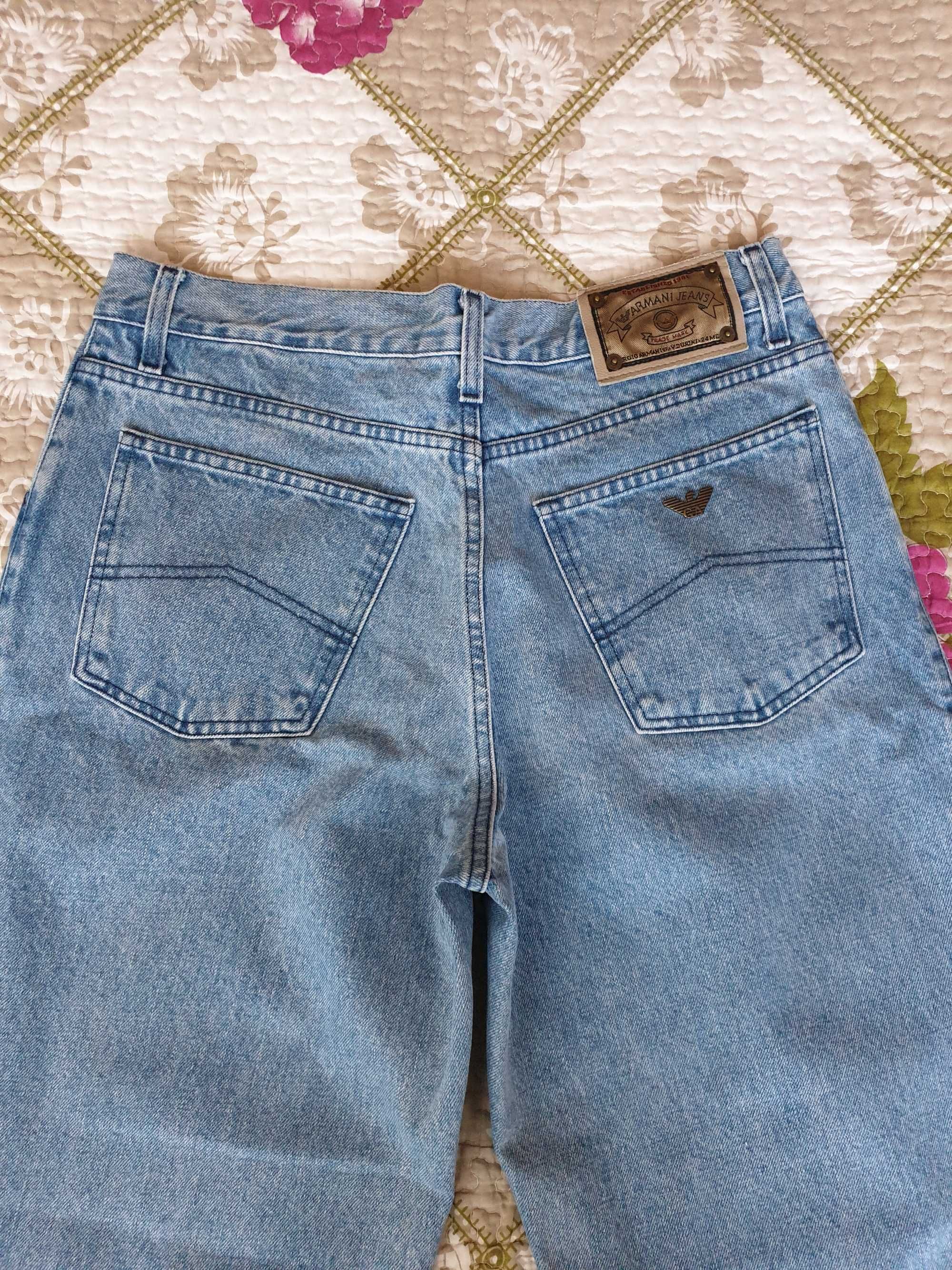 Blugi albastri bumbac Armani