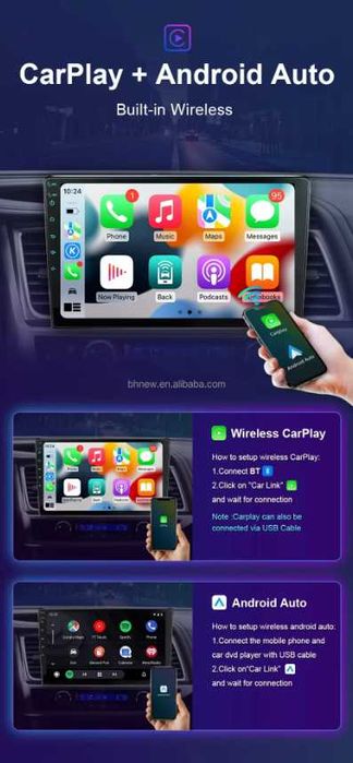 9-инчова мултимедия за Mitsubishi Grandis (2003–2011) + камера CarPlay