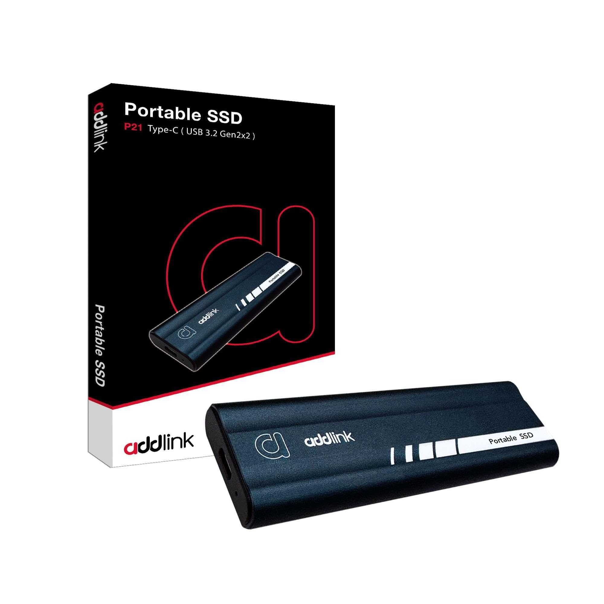 Внешний SSD 1Tb Addlink P21 [2000Mb] USB 3.2/ Type C.