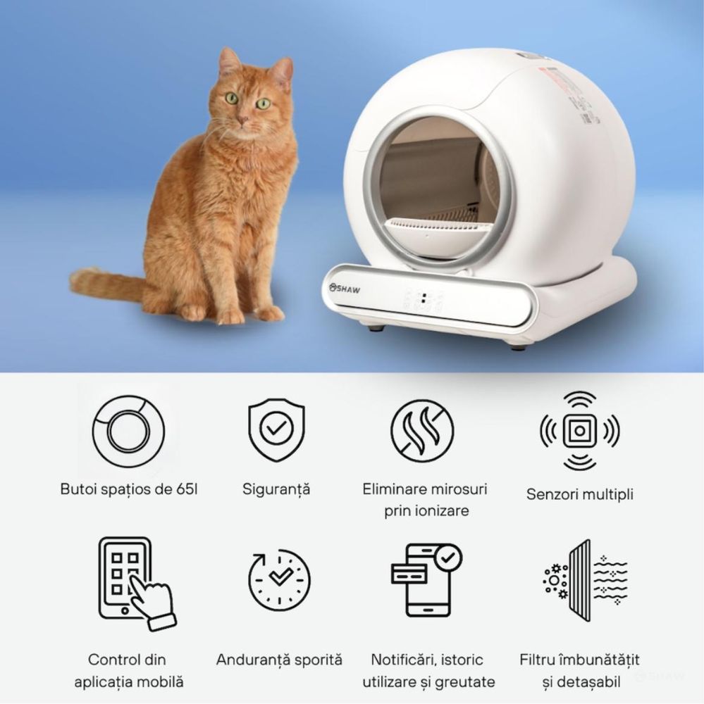 Vand litiera automata smart Shaw v3