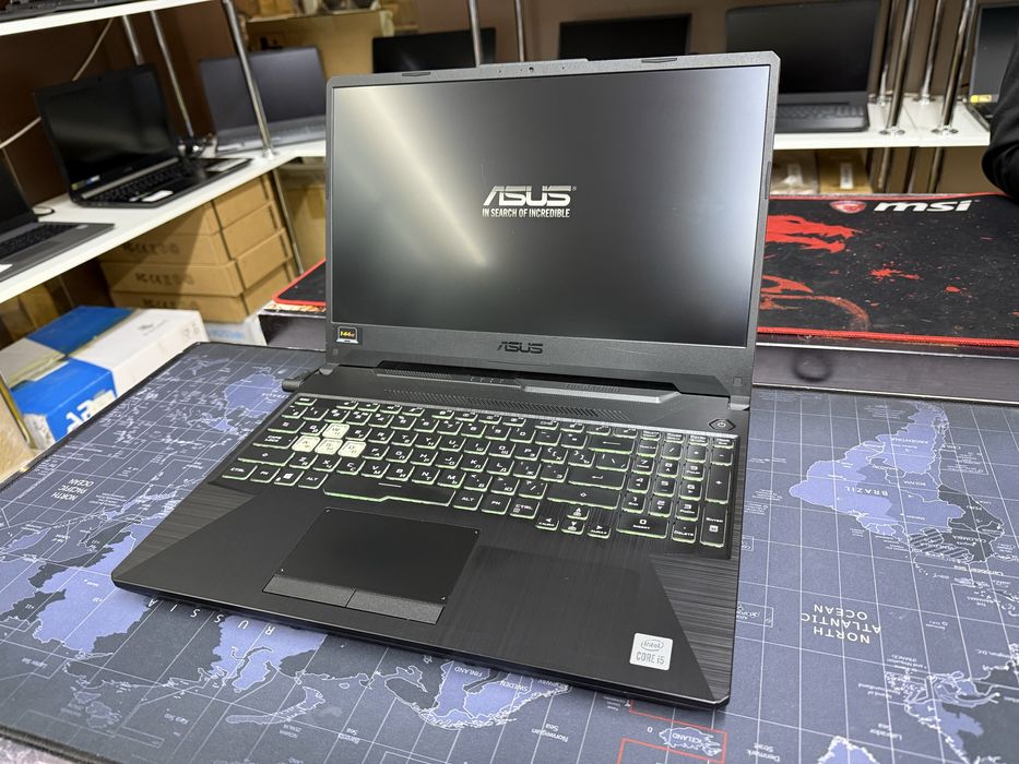 Игровой Asus TUF Gaming F15 - Core i5-10300H/8Gb/512Gb/GTX1650Ti