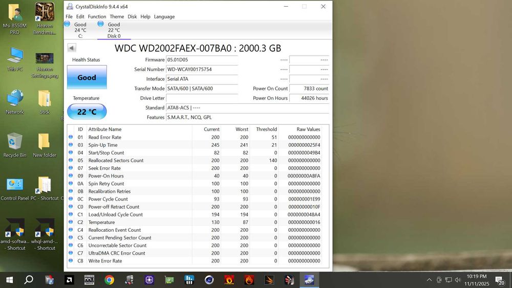 HDD WD Black 2TB - 100% viată