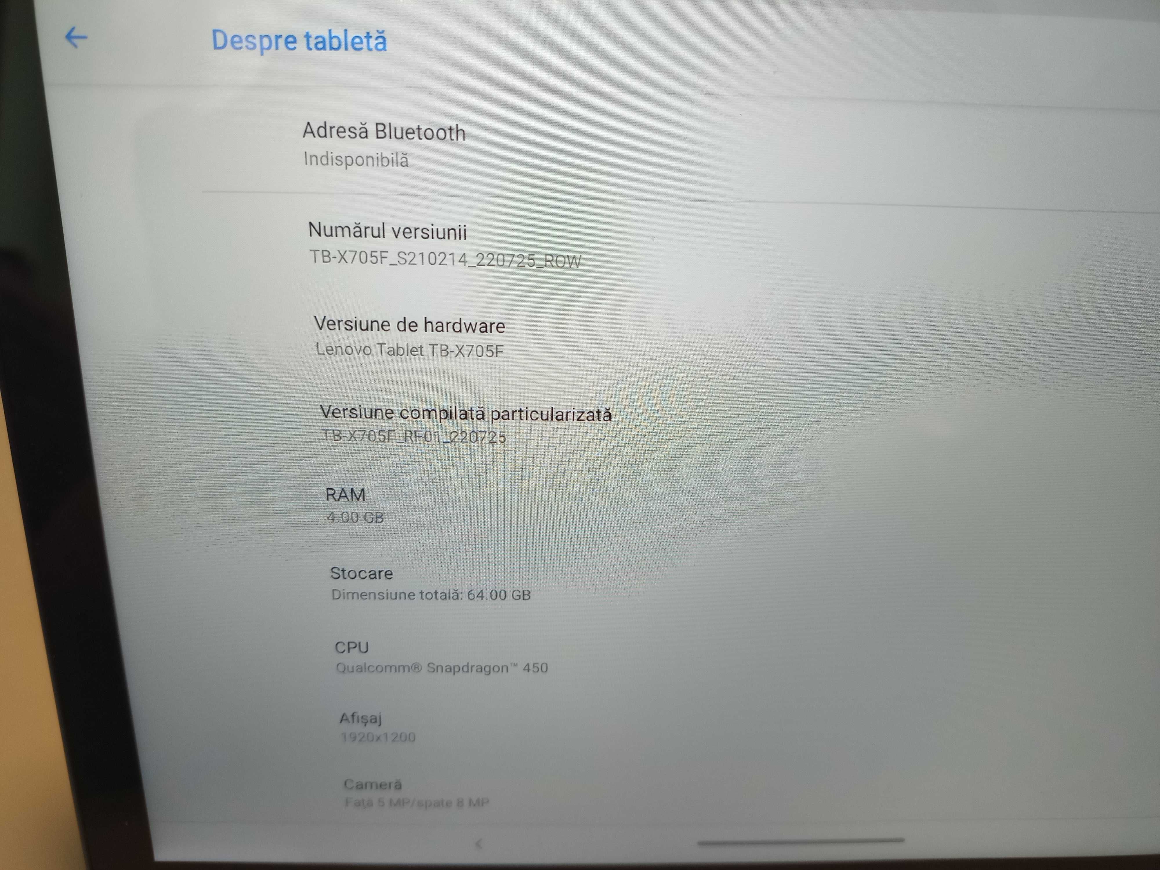 Vand tableta Lenovo Tab P10 TB-X705f 4GB/64