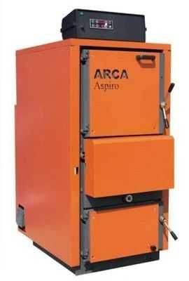 Centrala gazeificare ARCA ASPIRO focar INOX 30KW noua, garantie