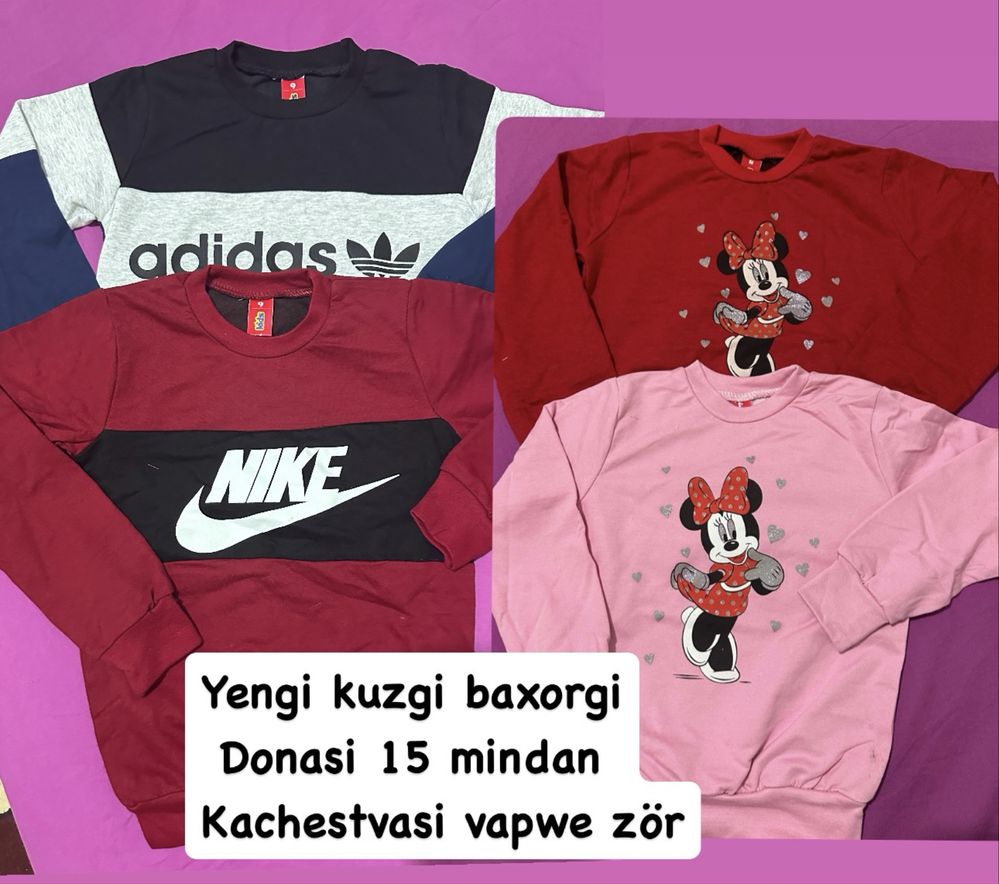 Yengi kachestva zor kuzgi baxorgi kiyimla