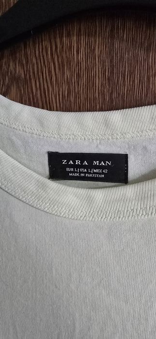 Tricoul L -XL Zara Man, nou galben verzui loose fit