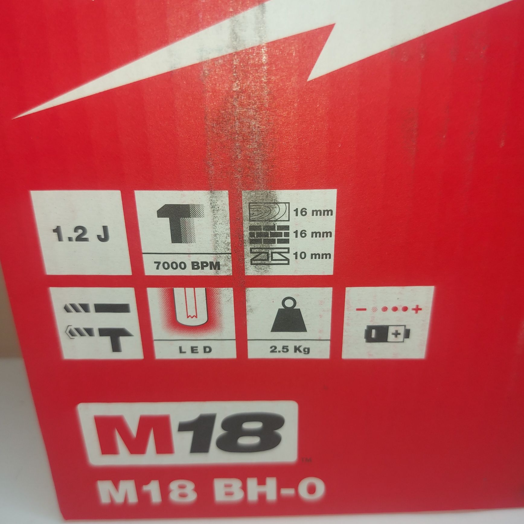 ПРОМОЦИЯ.Акумулаторен перфоратор Milwaukee M18 BH-0