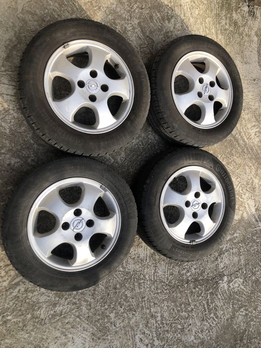 Jante opel 4x100 cauciucuri 175 65 R14 vara