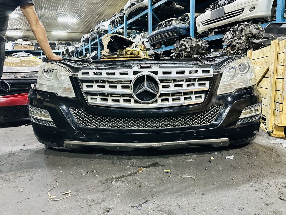 W164 ML ноускат рестайлинг авторазбор мерседес бу запчасть бампер фары