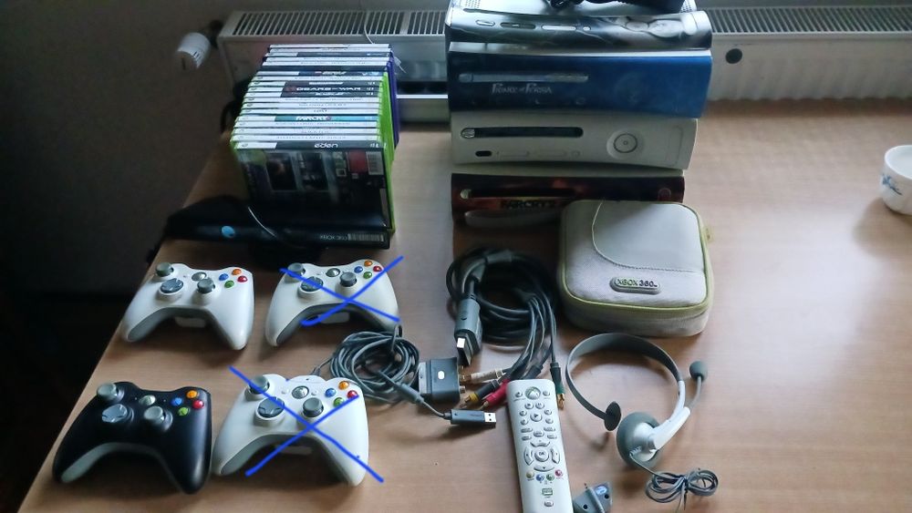 Xbox 360 piese + jocuri