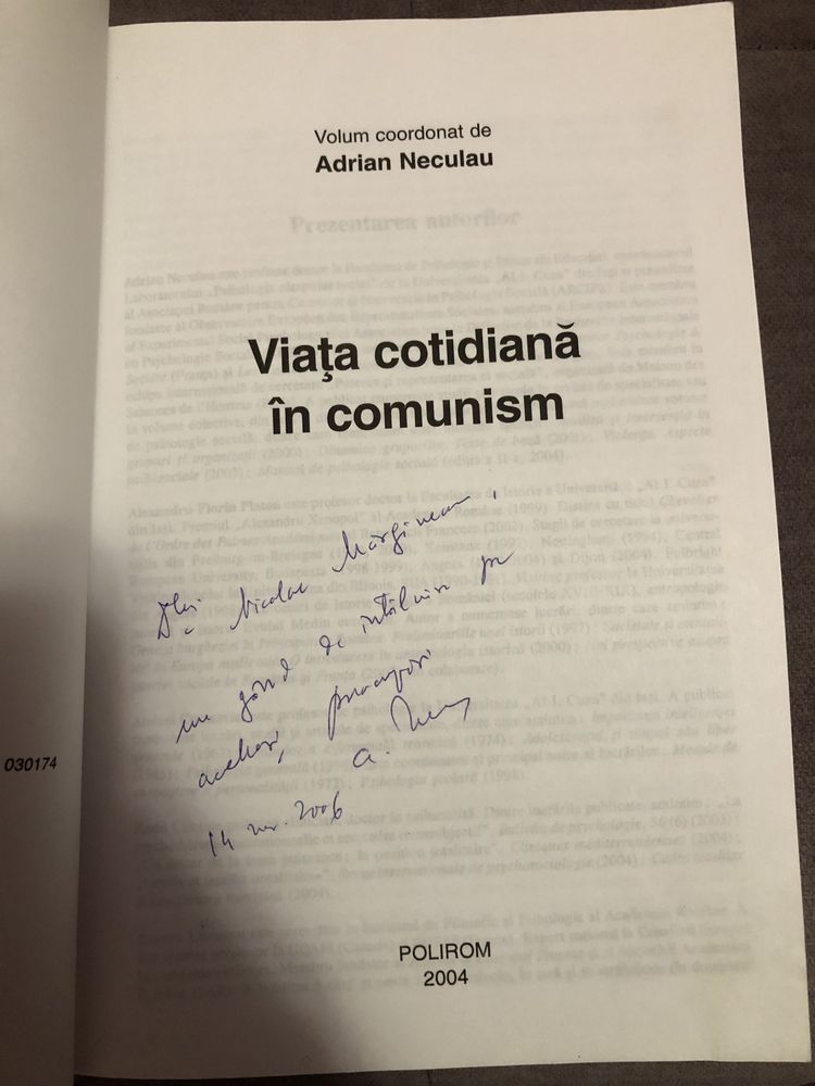 Adrian Neculau-Viata cotidiana in comunism